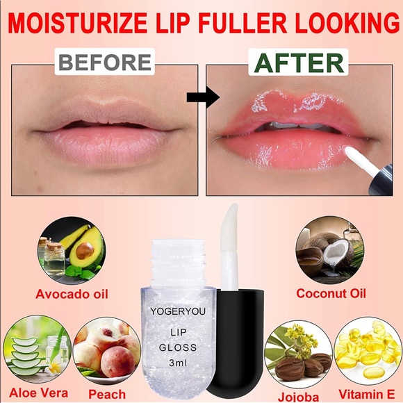 YOGERYOU Makeup New Yogeryou Liquid Lipstick Set With Gloss Oil Lip